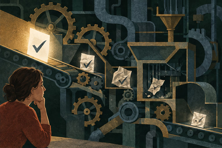 Editorial illustration for My Vote Should Count — It Doesn’t