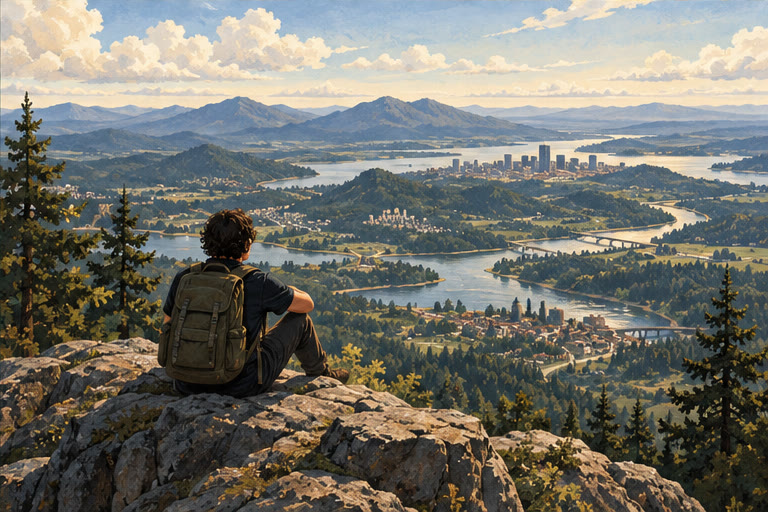 Editorial illustration for The True Perspective–Everyone Needs To Visit