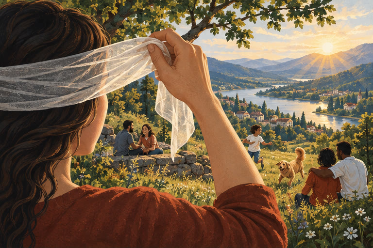 Editorial illustration for UNBLIND YOUR EYES