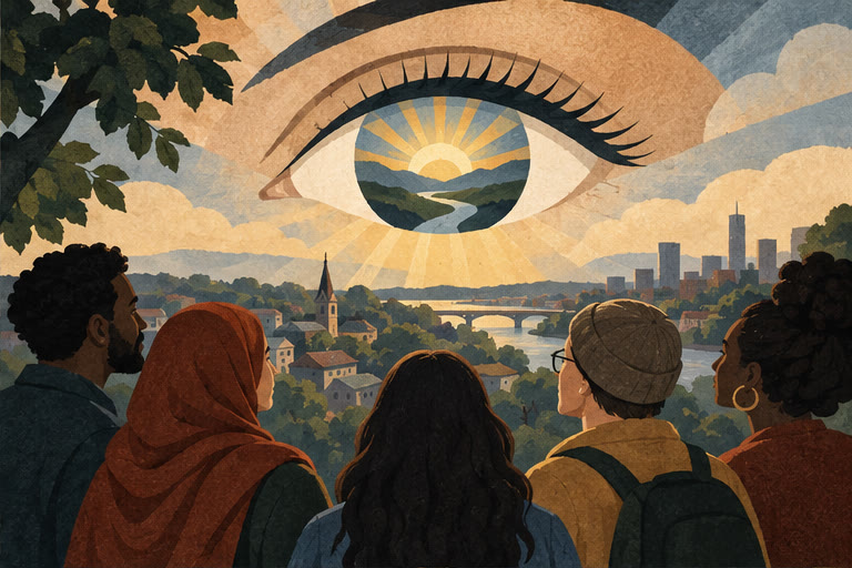 Editorial illustration for WAKE UP TO WOKE—Then Celebrate It